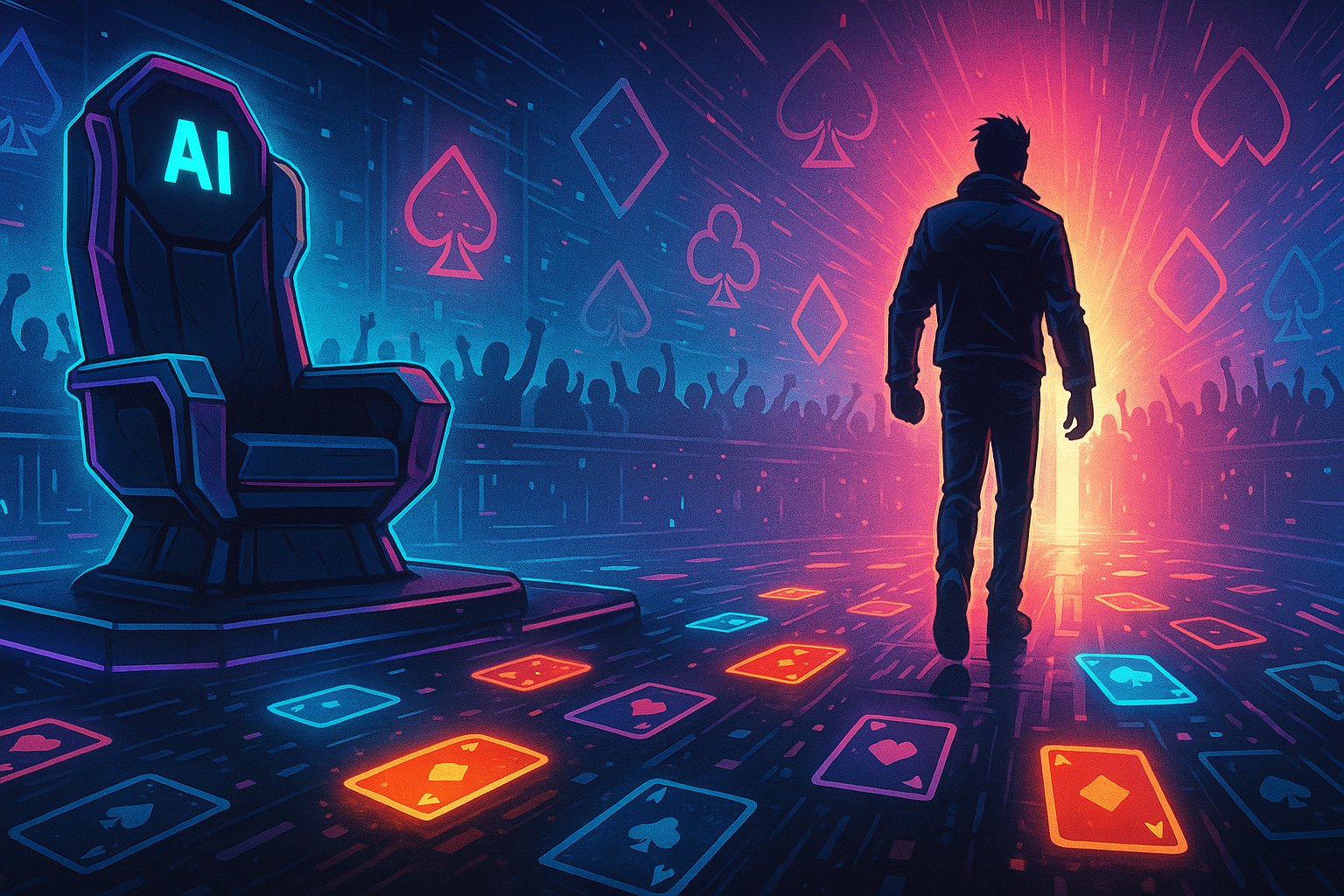 Casino-style game lobby with slots and table games